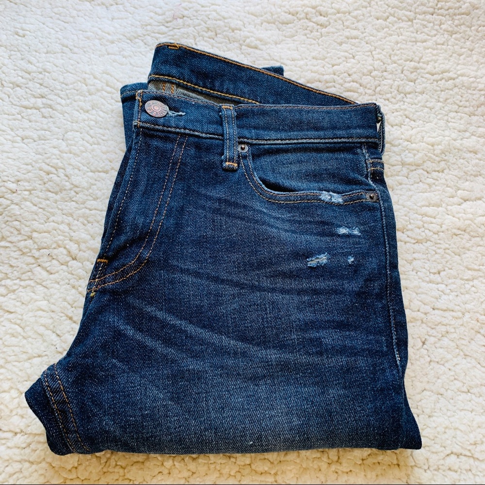 Hollister Authentic Denim Navy Blue Denim Jeans